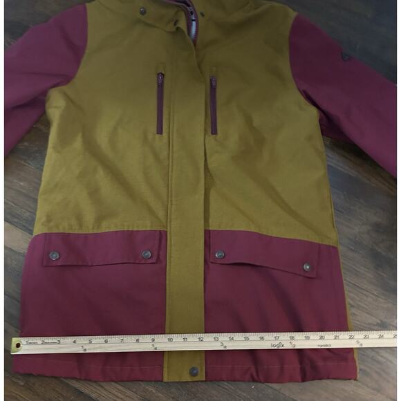 Aperture Men’s Snow Boarding Jacket Size Large Maroon And Gold winter sports - Picture 8 of 12